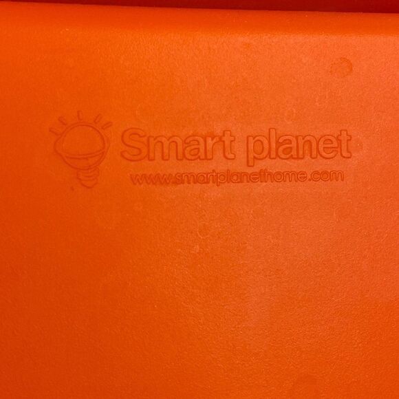 SMART Planet eco collapsible meal kit lunchbox & utensil, orange w/cover & sauce - Picture 5 of 11